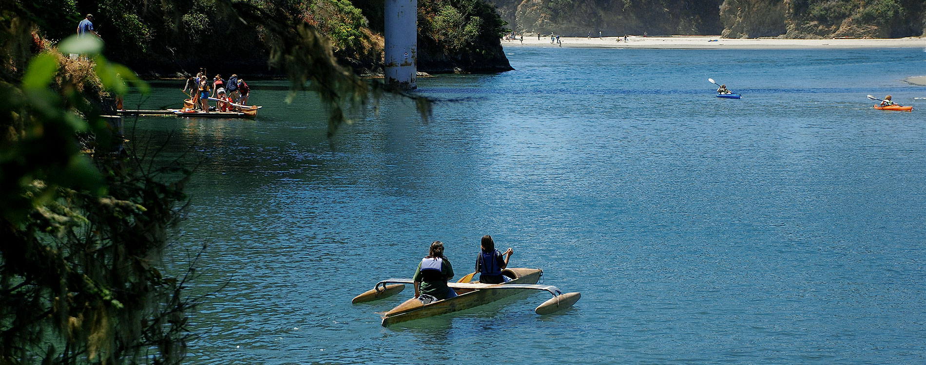 mendocino big river boat and bicycle rentals catch a canoe at stanford inn by the sea