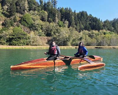 catch a canoe mendocino redwood outriggers