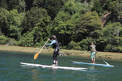 stand up paddle board big river mendocino