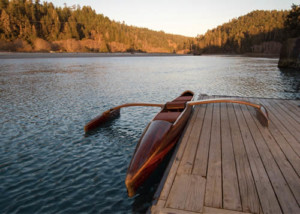 big river mendocino redwood outrigger at catch a canoe