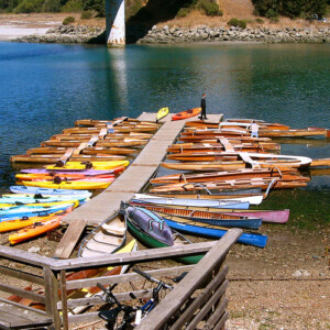 big river mendocino dock with boats